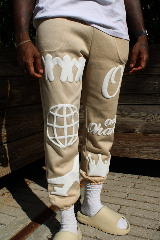 'Think Global' Sweatpant - Sand