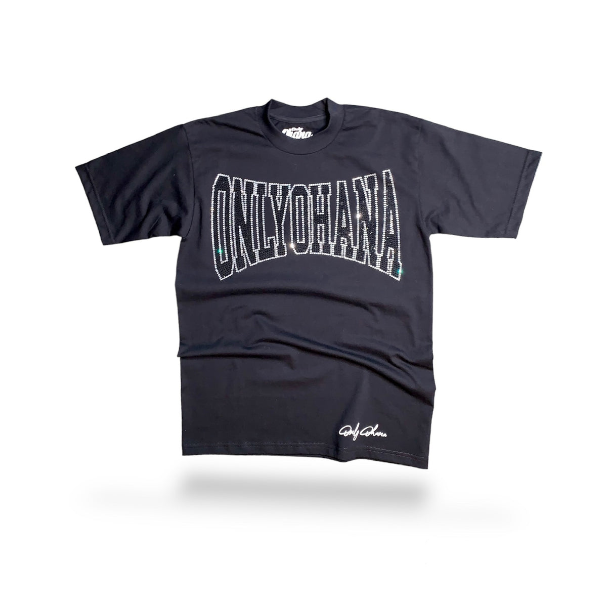 Only Ohana Rhinestone - Black