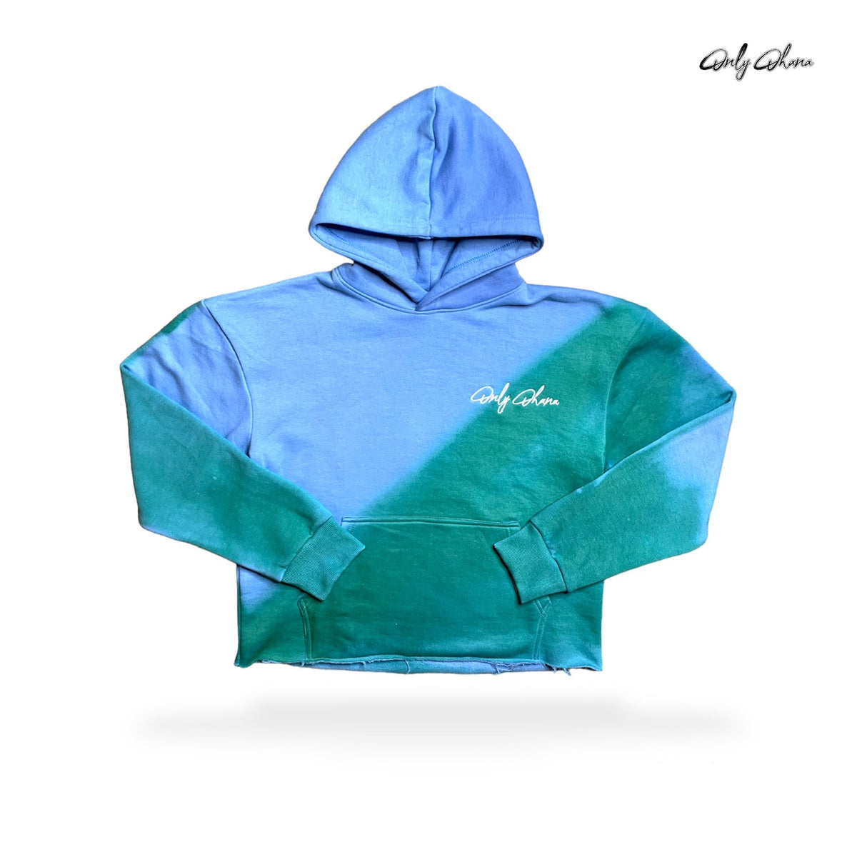 Signature Cropped Pull-Over - Earth Tie Dye