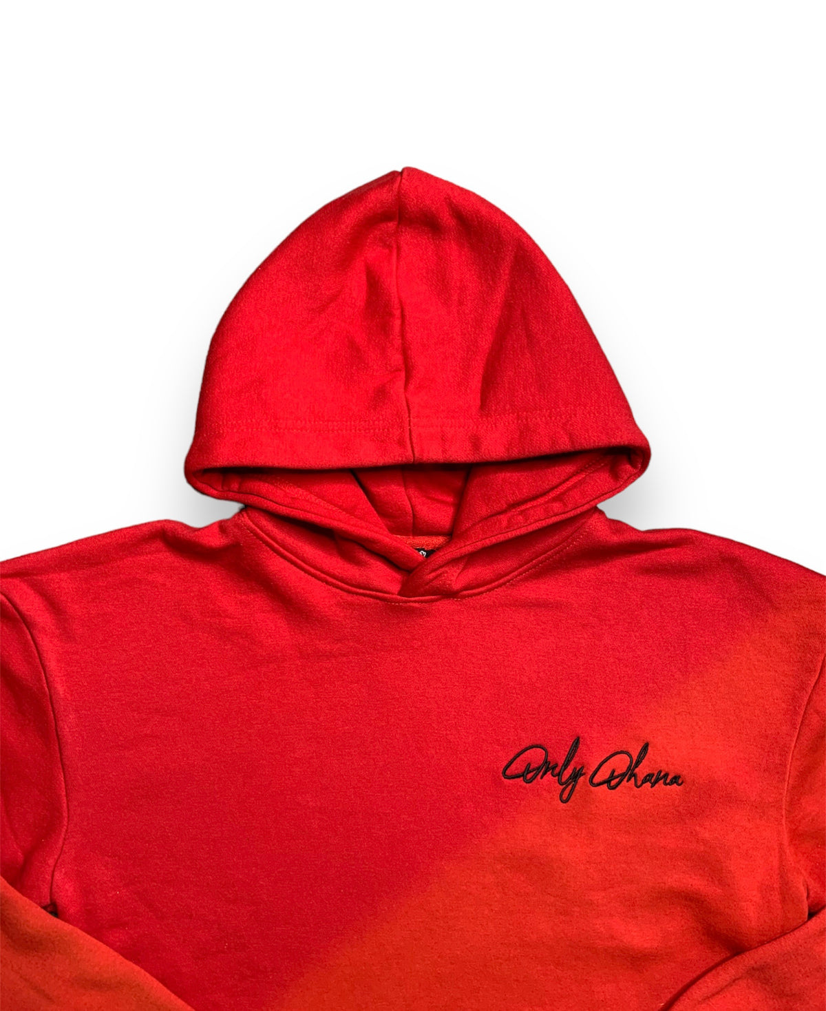 Signature Cropped Pull-Over - Fire Tie Dye