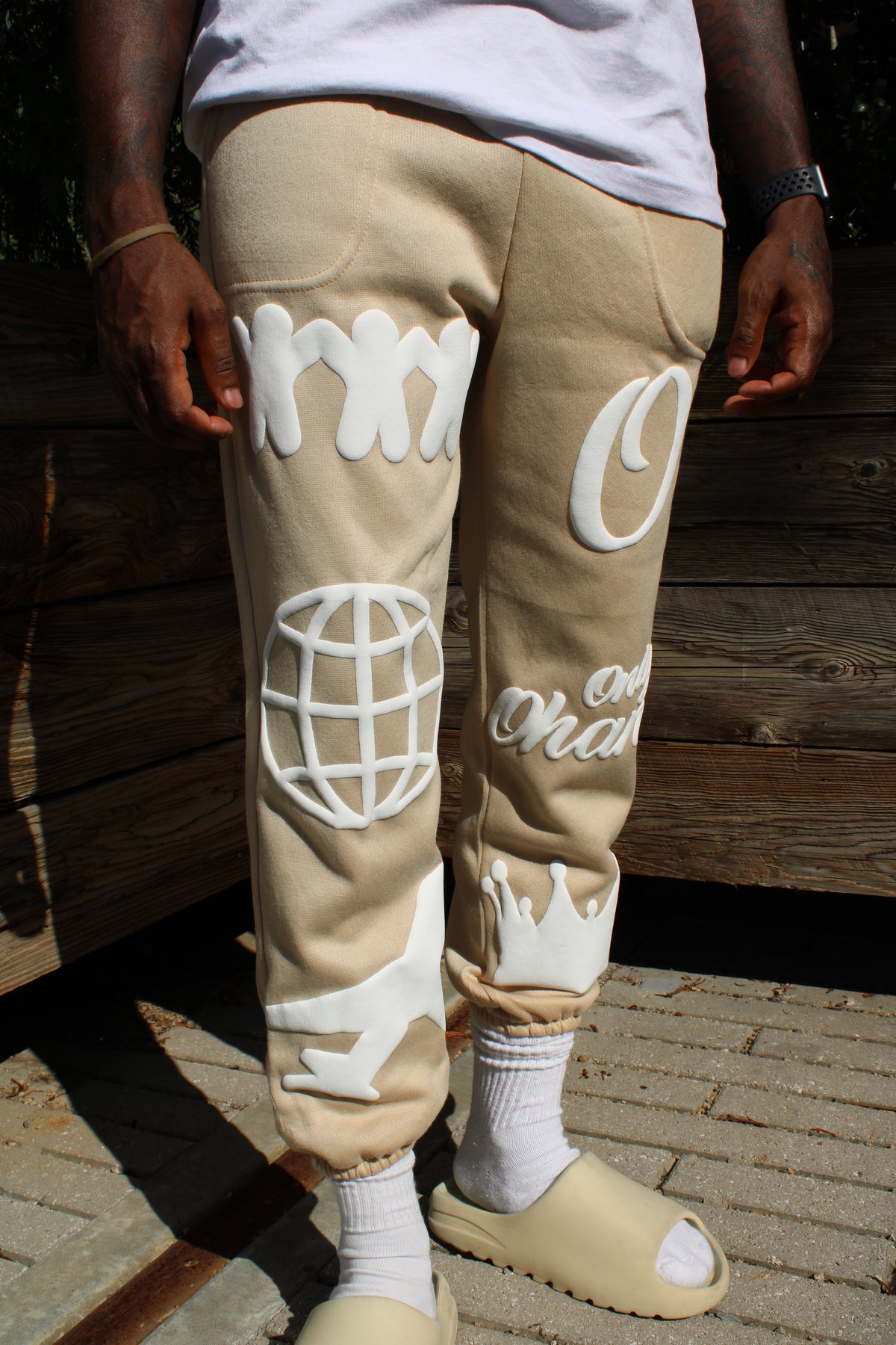 'Think Global' Sweatpant - Sand