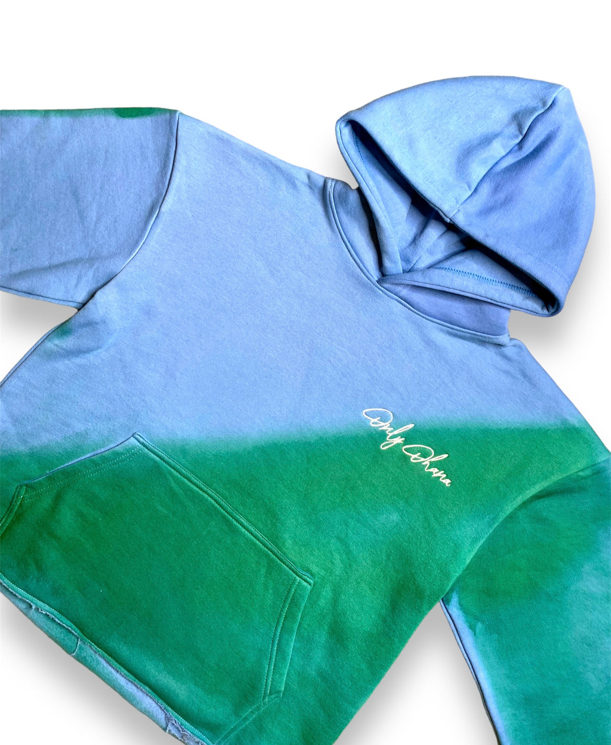 Signature Cropped Pull-Over - Earth Tie Dye