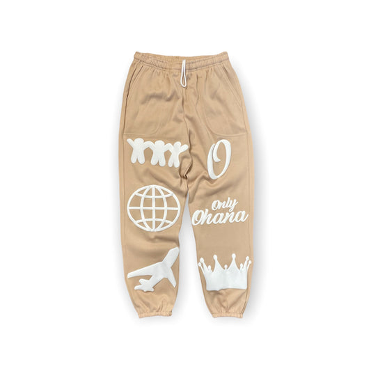 'Think Global' Sweatpant - Sand