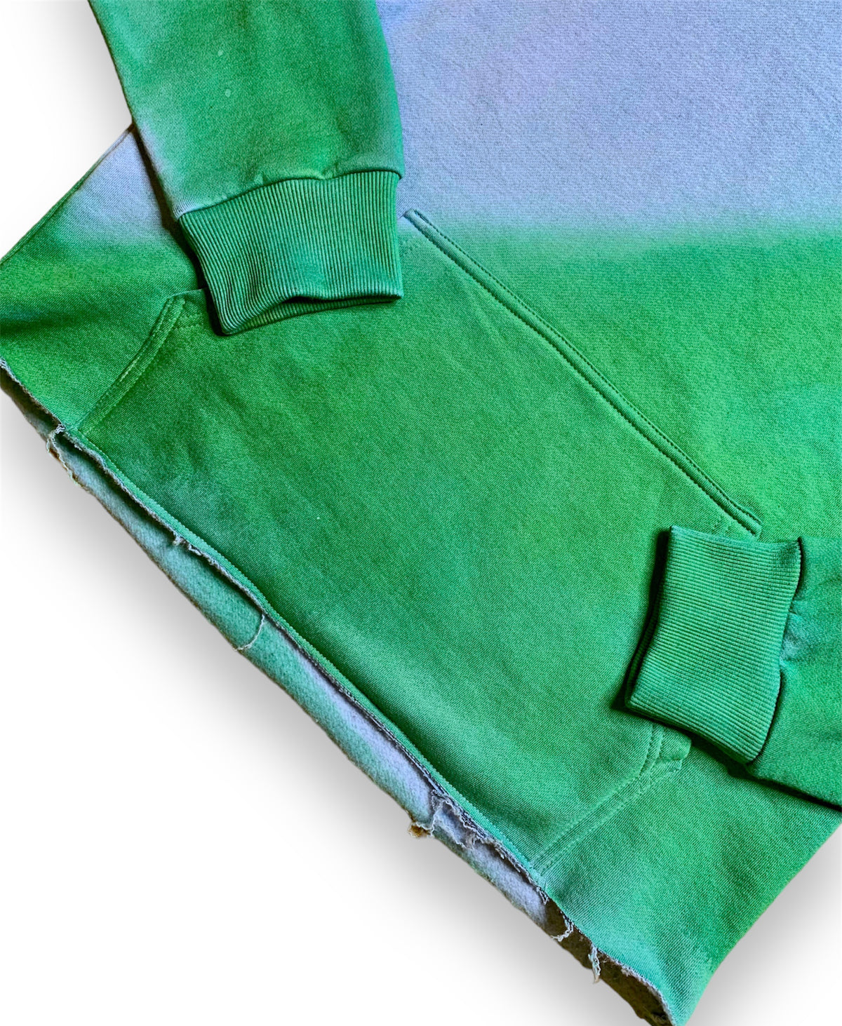 Signature Cropped Pull-Over - Earth Tie Dye