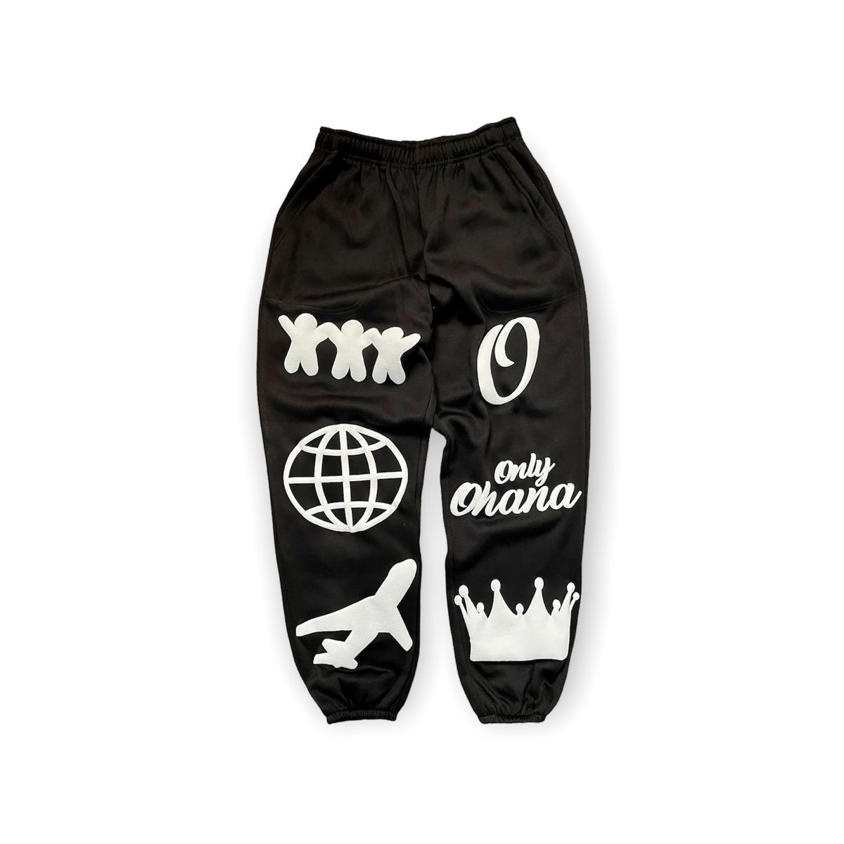 'Think Global' Sweatpant - Black