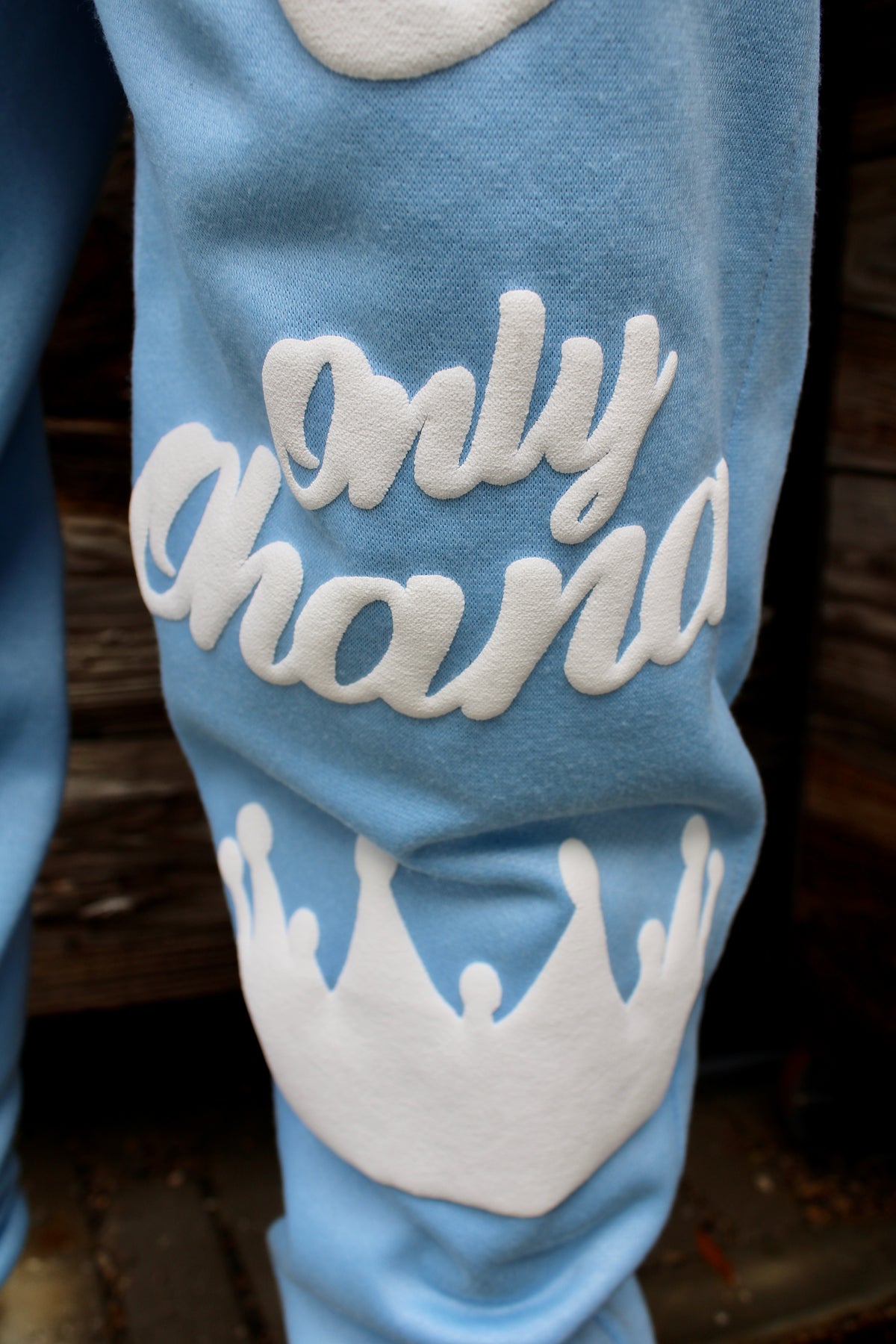 'Think Global' Sweatpant - Baby Blue