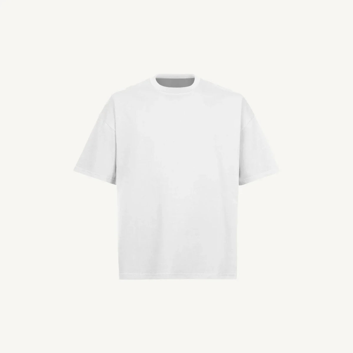 White Oversized Boxy Tee