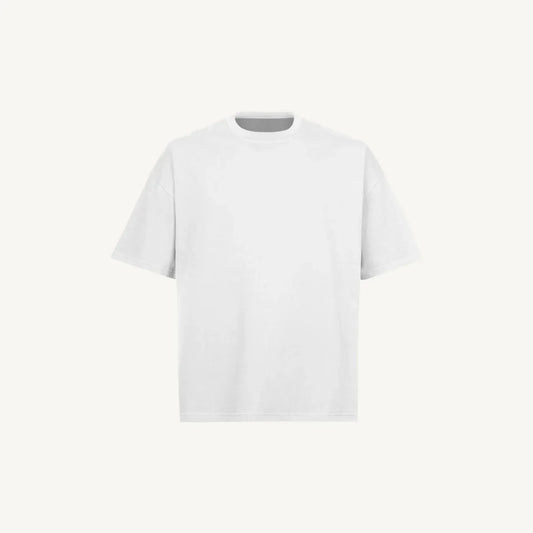 White Oversized Boxy Tee